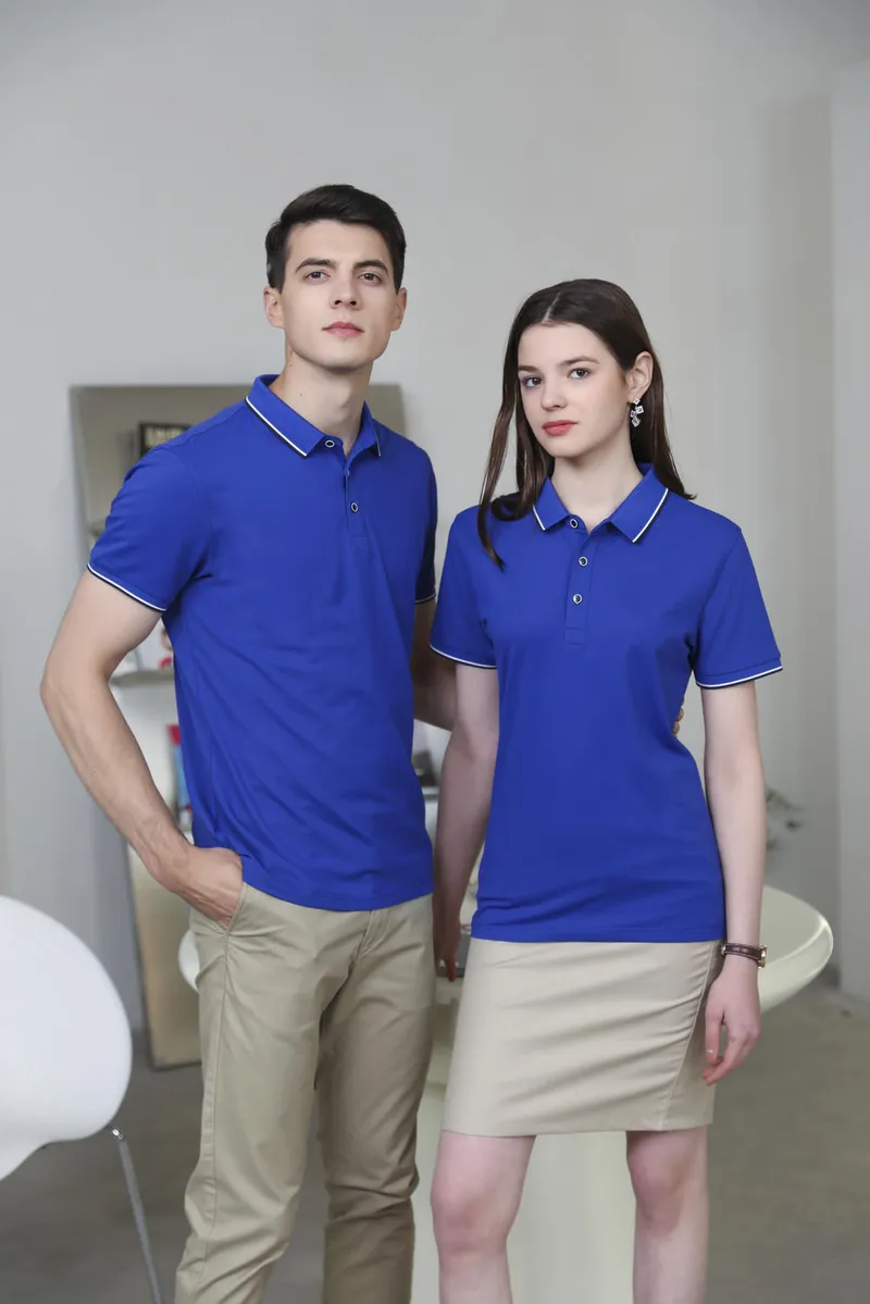 Camisa Polo de tela fresca unisex — Detalles del producto 8