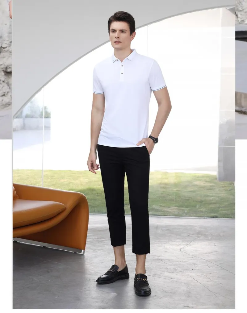 Unisex Cooling Fabric Polo Shirt — Product details 2