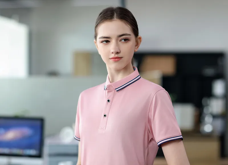 Camisa Polo de Tencel unisex — Detalles del producto 4