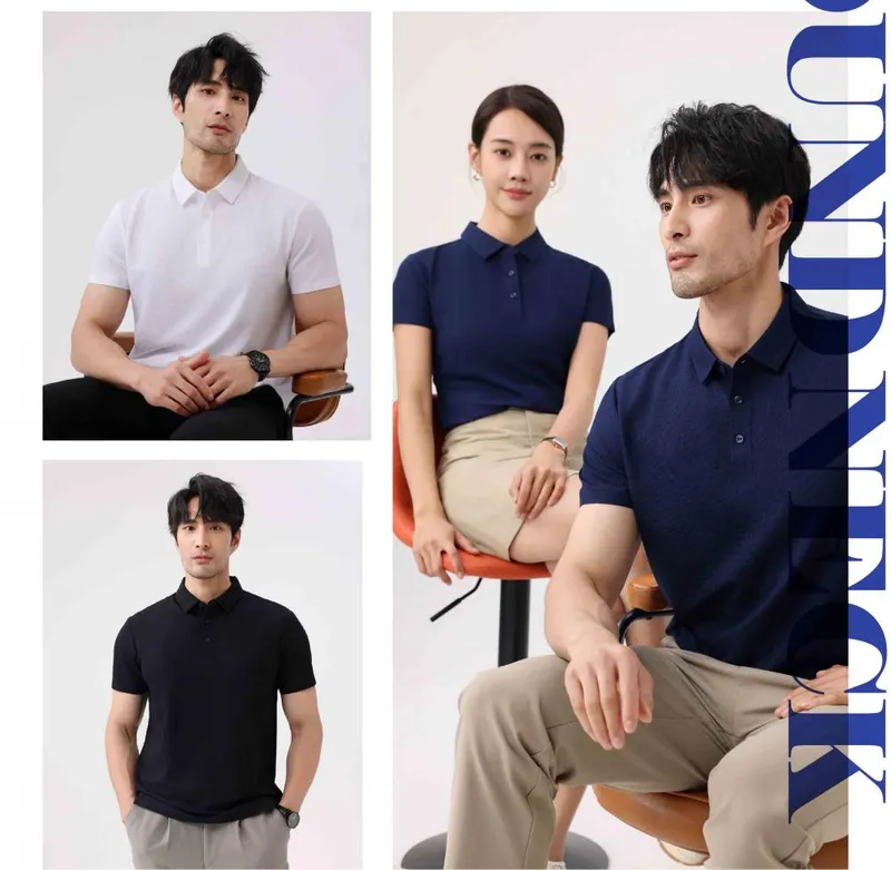 Camisa Polo sin costuras unisex — Detalles del producto 3