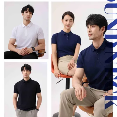 Camisa Polo sem costuras Unissex — view 6