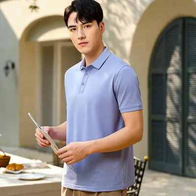 Camisa Polo de tela fresca unisex — view 9