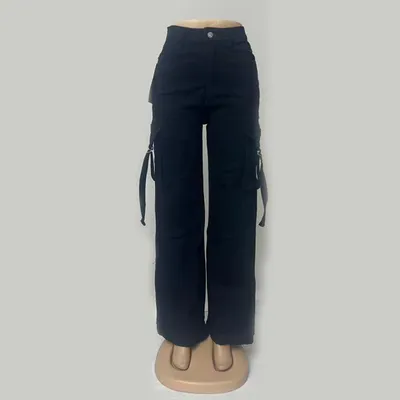 Wide-Leg High-Rise Jeans — view 4
