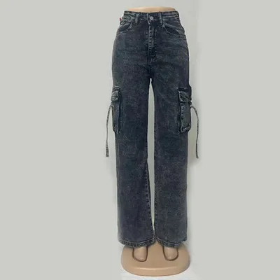 Wide-Leg High-Rise Jeans — view 5