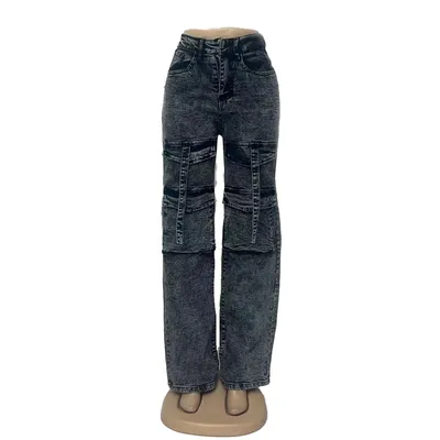 Wide-Leg High-Rise Jeans — view 6