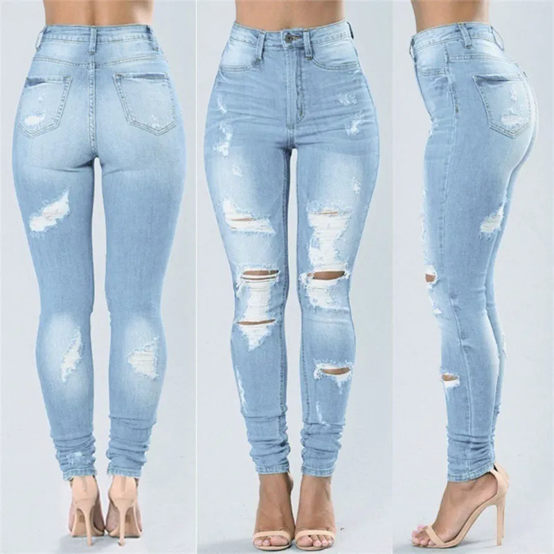 High-Rise Ripped Jeans — view 1