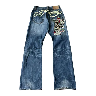 Wide-Leg Breathable Jeans — LX-JN-048