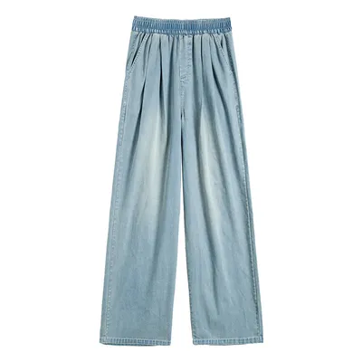 Wide-Leg High-Rise Petite Jeans — LX-JN-052