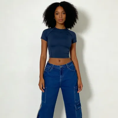 High-Rise Multi-Pocket Jeans — view 6